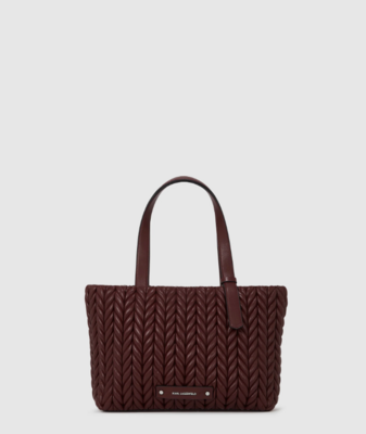 Bolso mediano K/Weave vino windsor